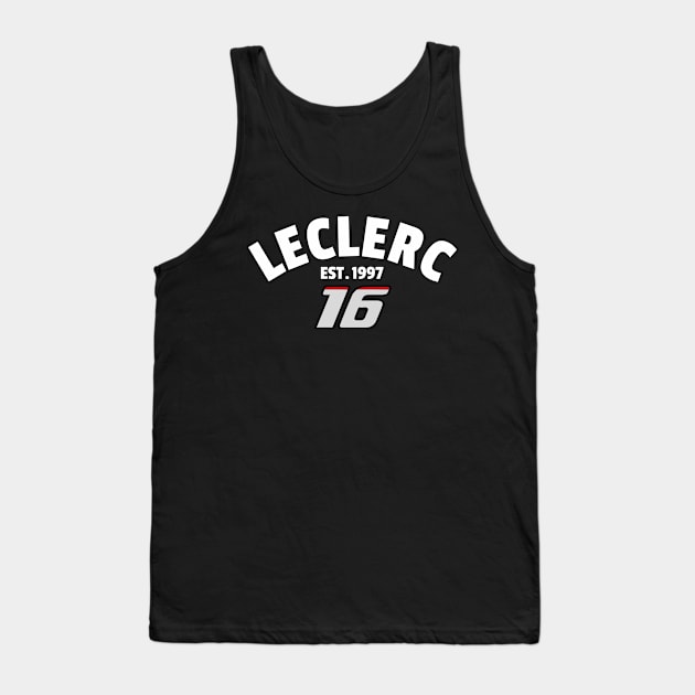 F1 Leclerc 16 Tank Top by LingoLingo